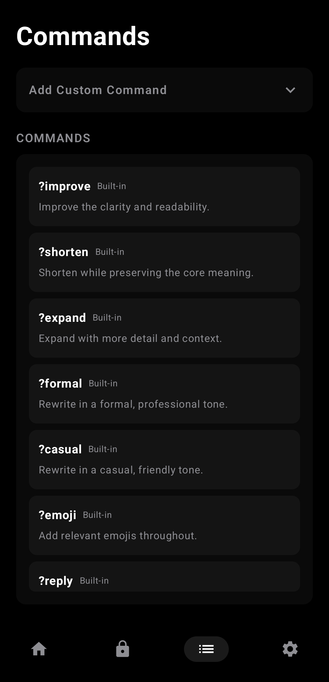 Screenshot of SwiftSlate