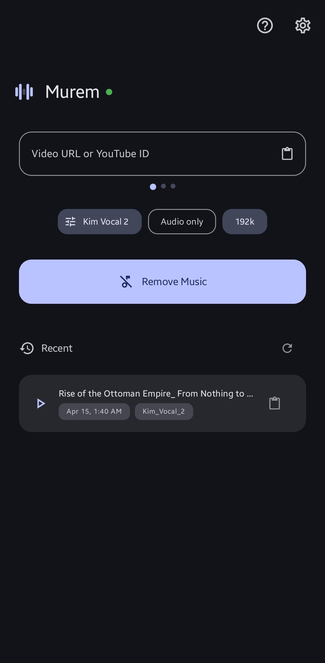 Screenshot of Murem
