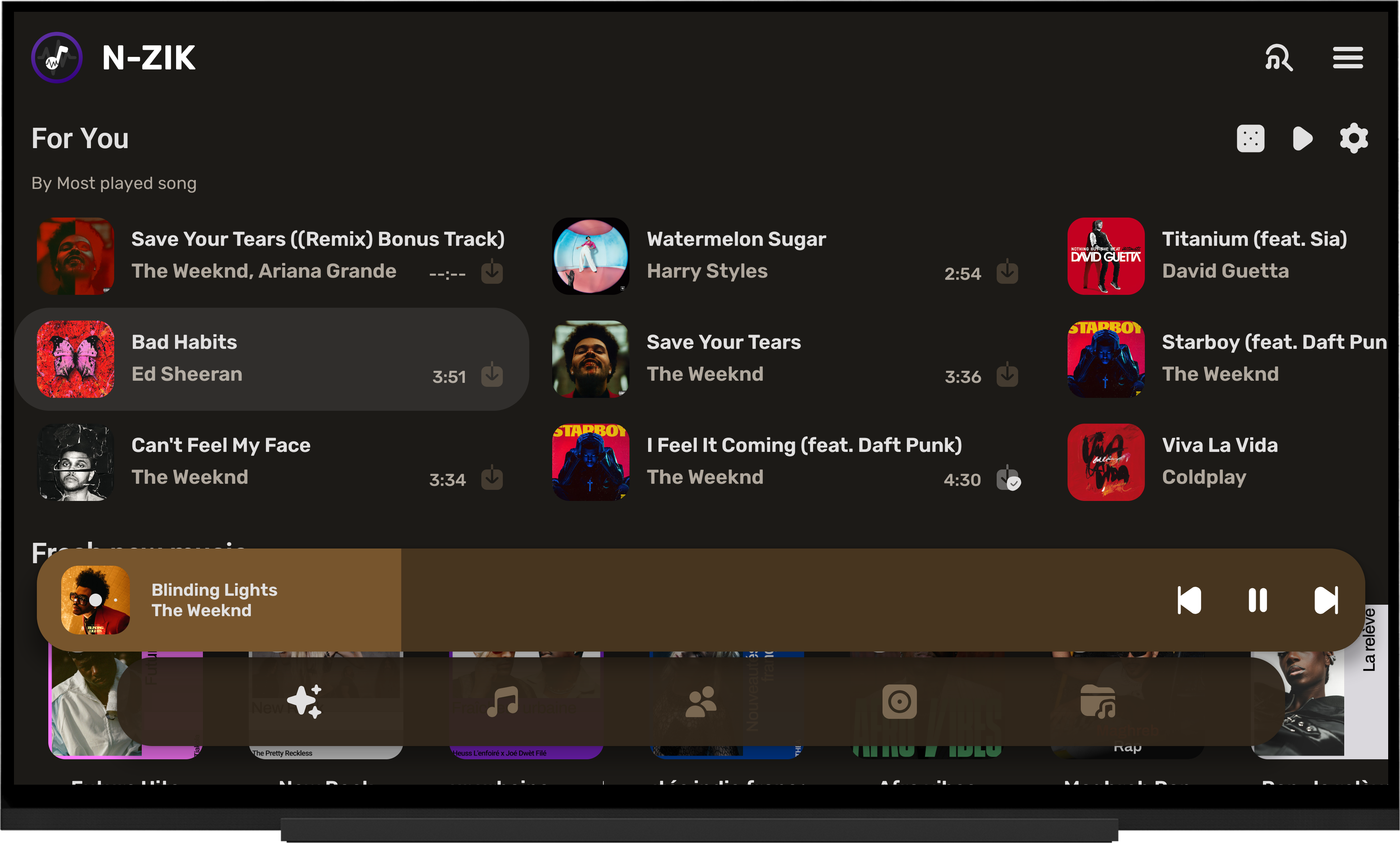 Screenshot of N-Zik