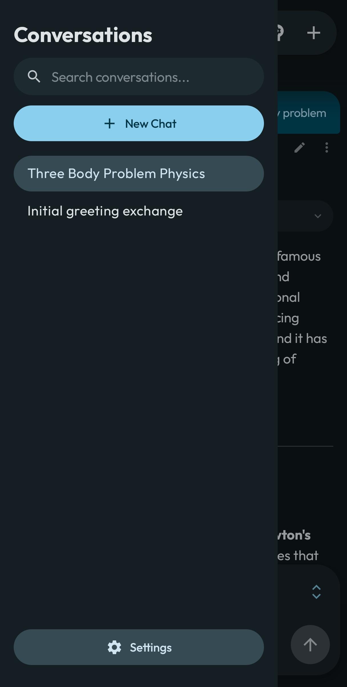 Screenshot of Agora