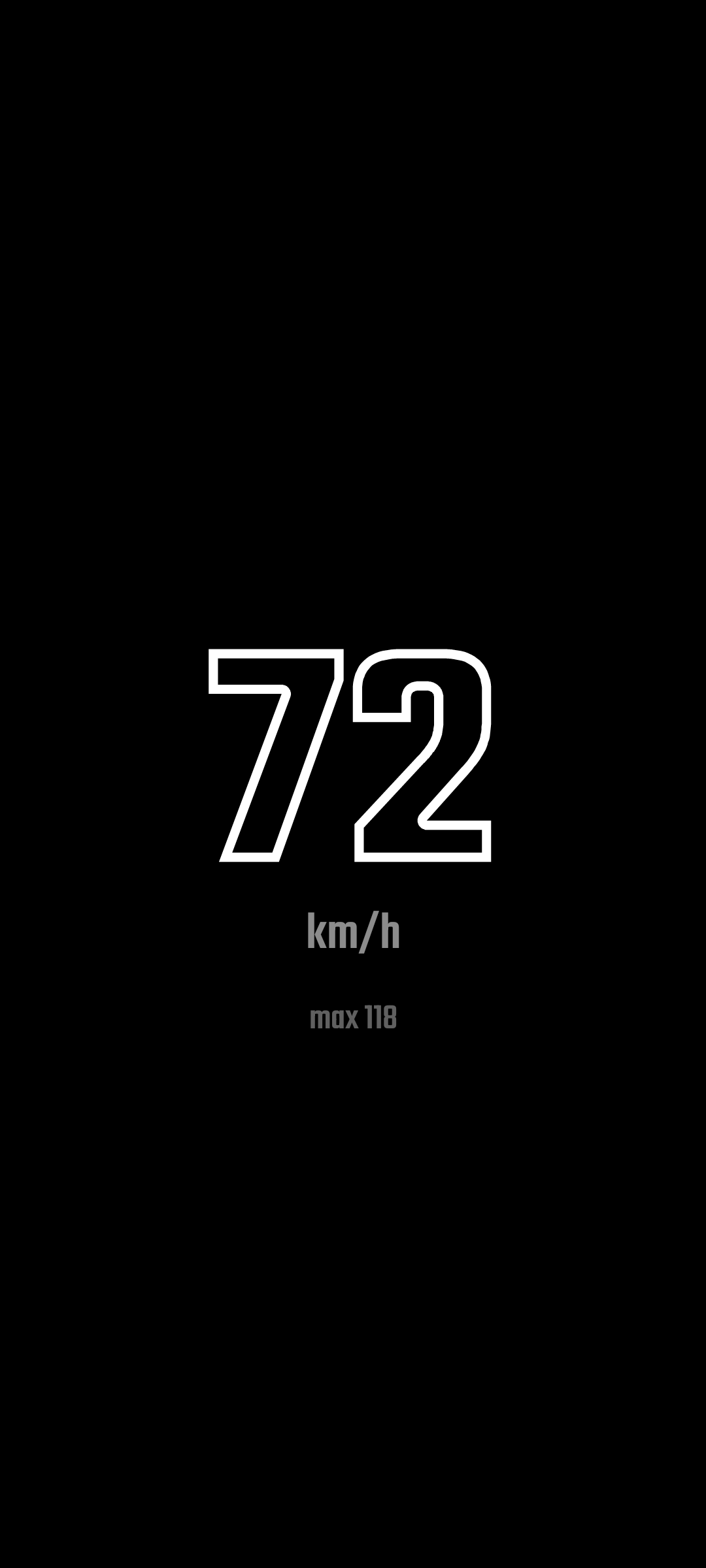 Screenshot of Roam: GPS Speedometer