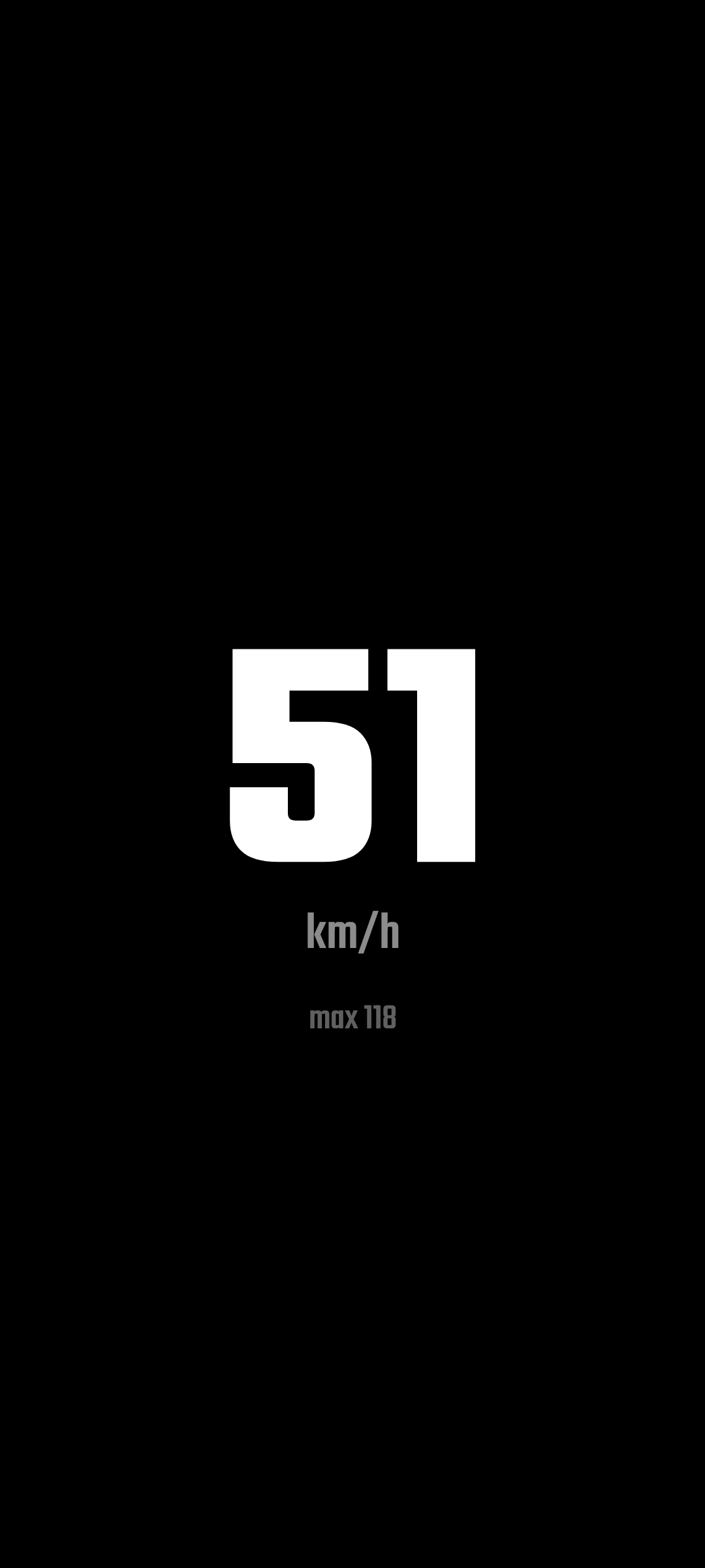 Screenshot of Roam: GPS Speedometer