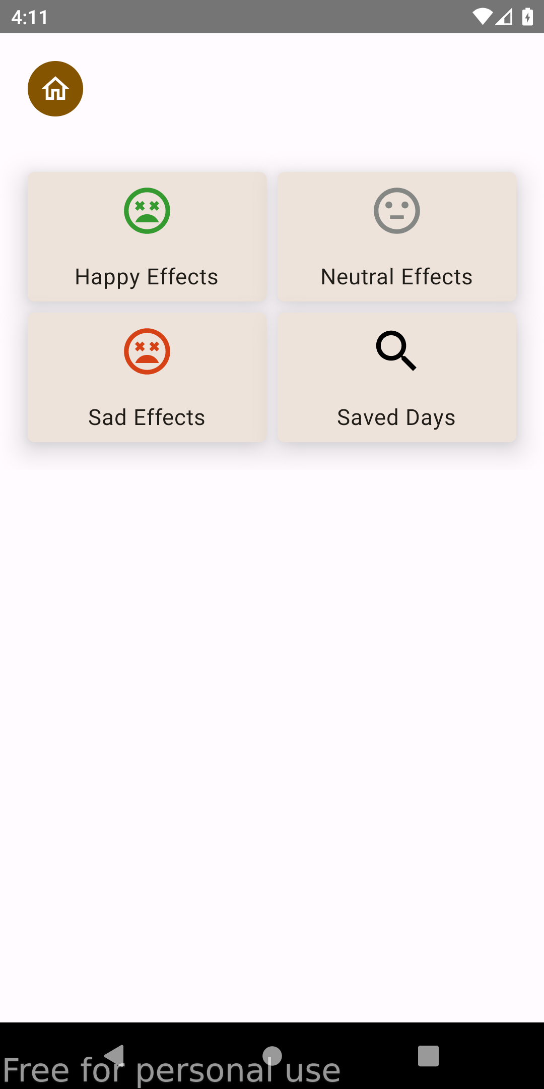 Screenshot of MyMood