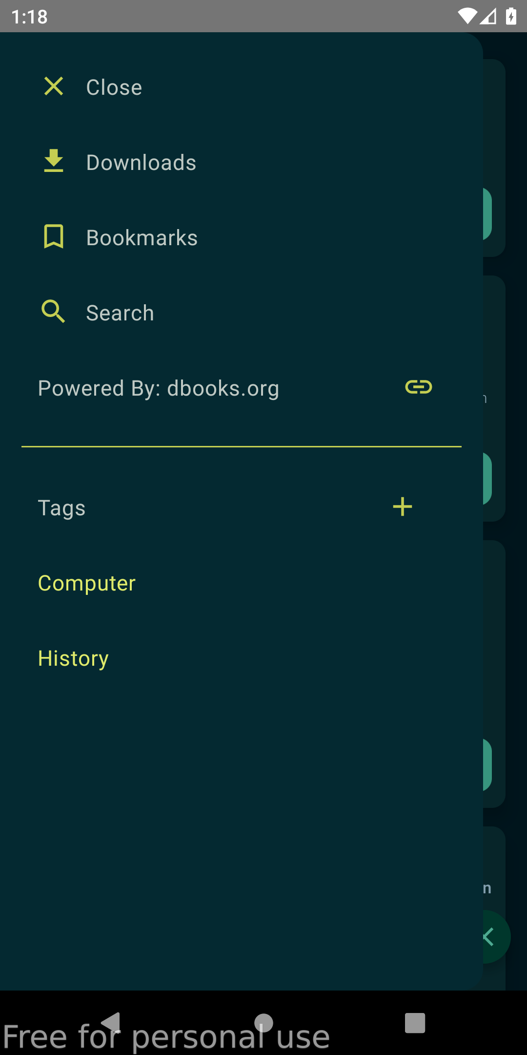 Screenshot of OpenBooksDownloader