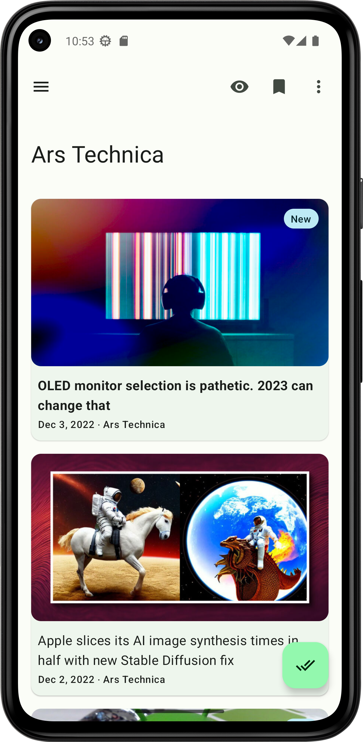 Screenshot of Feeder (Play version)