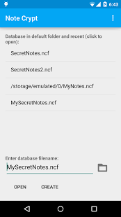 Screenshot of Note Crypt Pro
