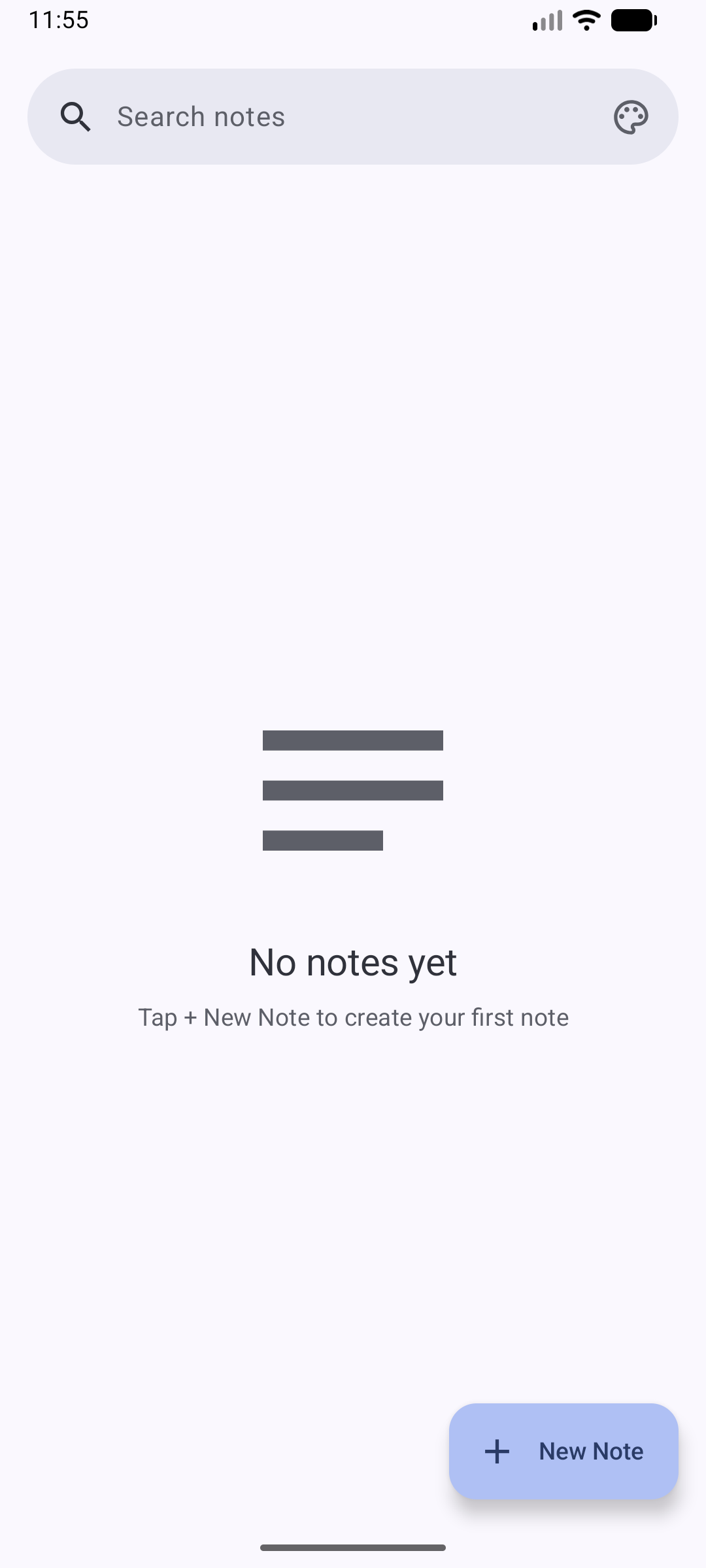Screenshot of Noty - Notes in Notification
