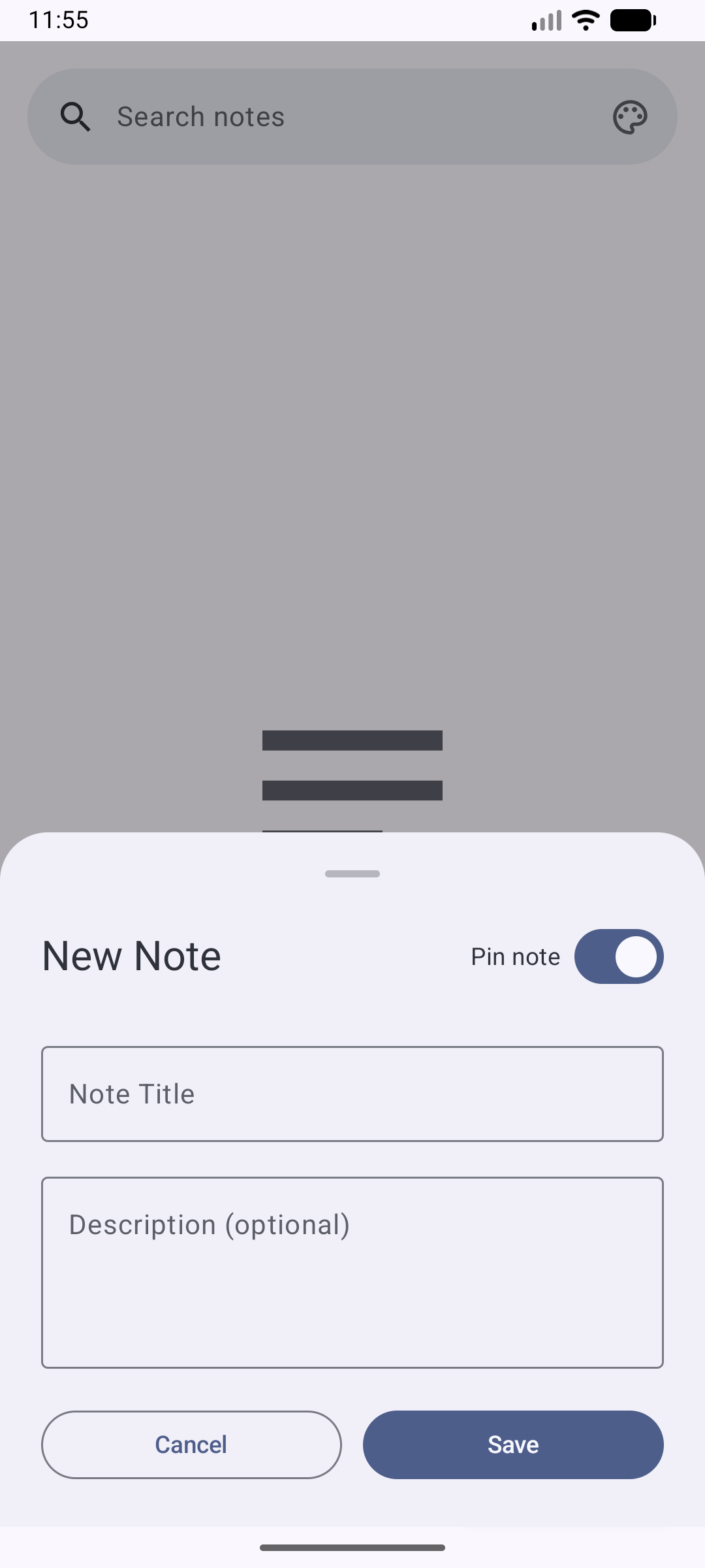 Screenshot of Noty - Notes in Notification