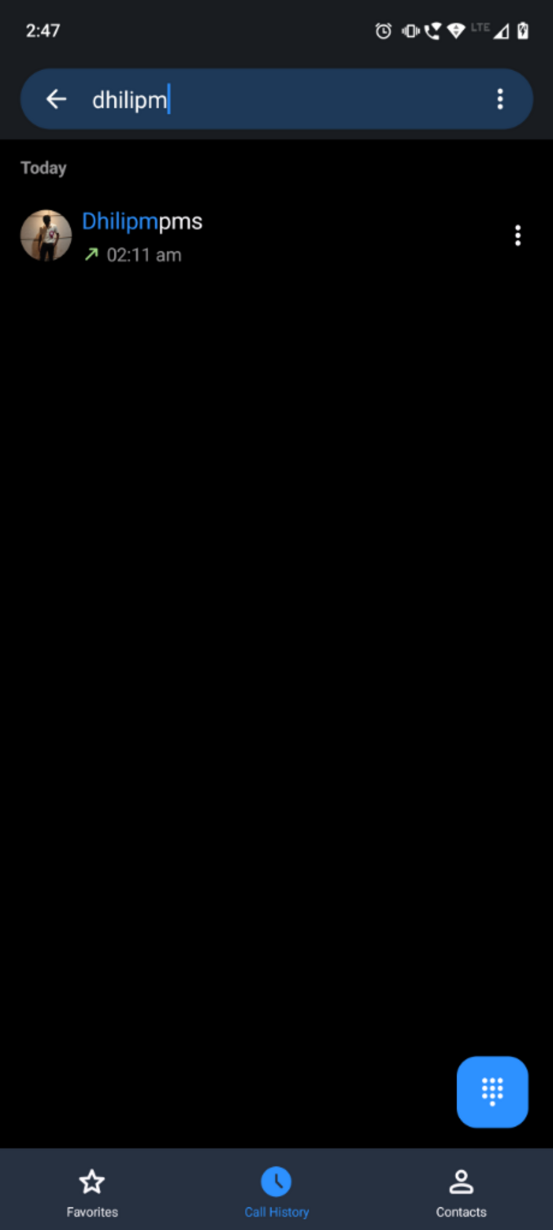 Screenshot of NovaDial