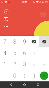Screenshot of Numix Calculator
