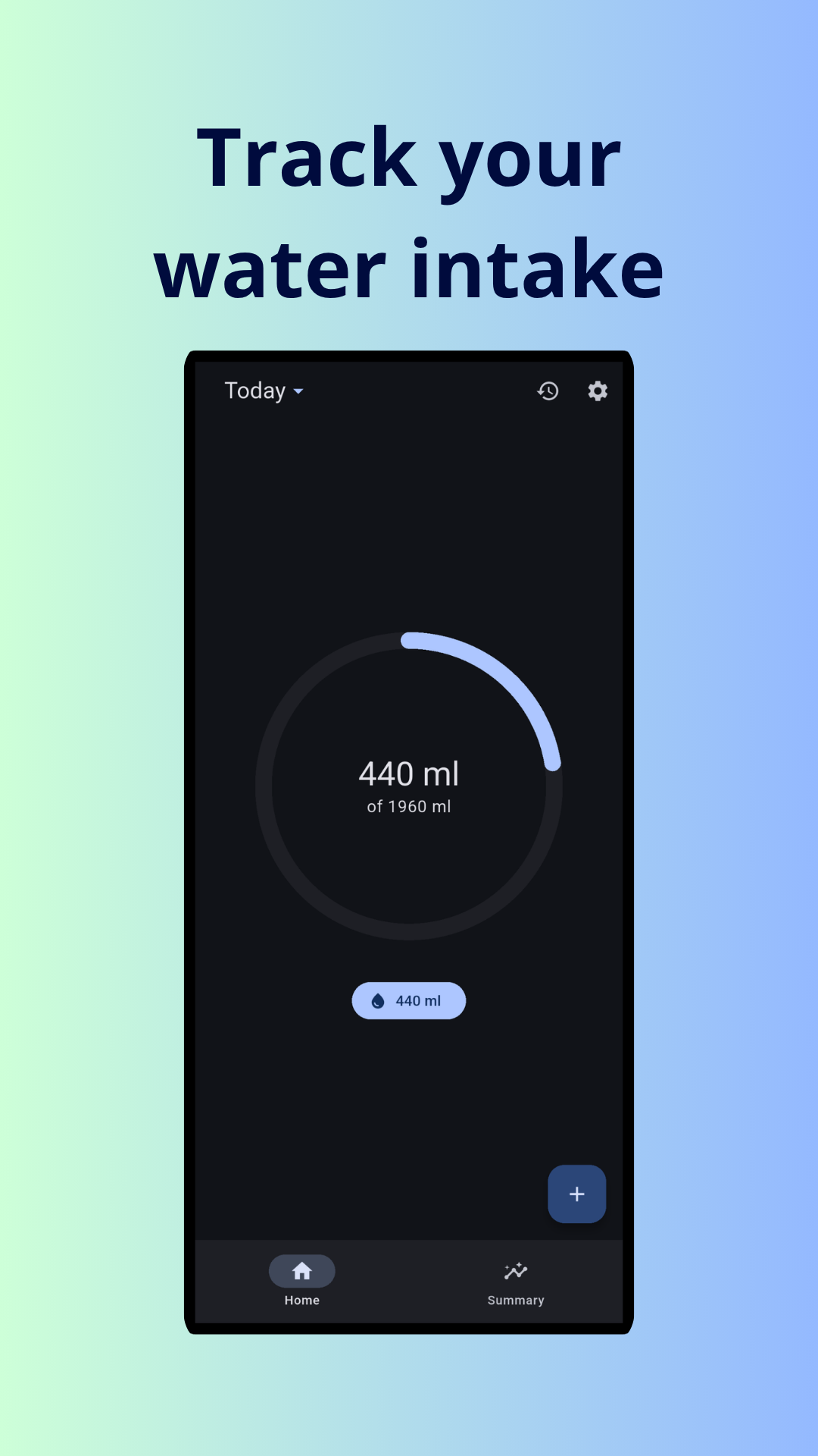 Screenshot of Hidroly: Water Reminder