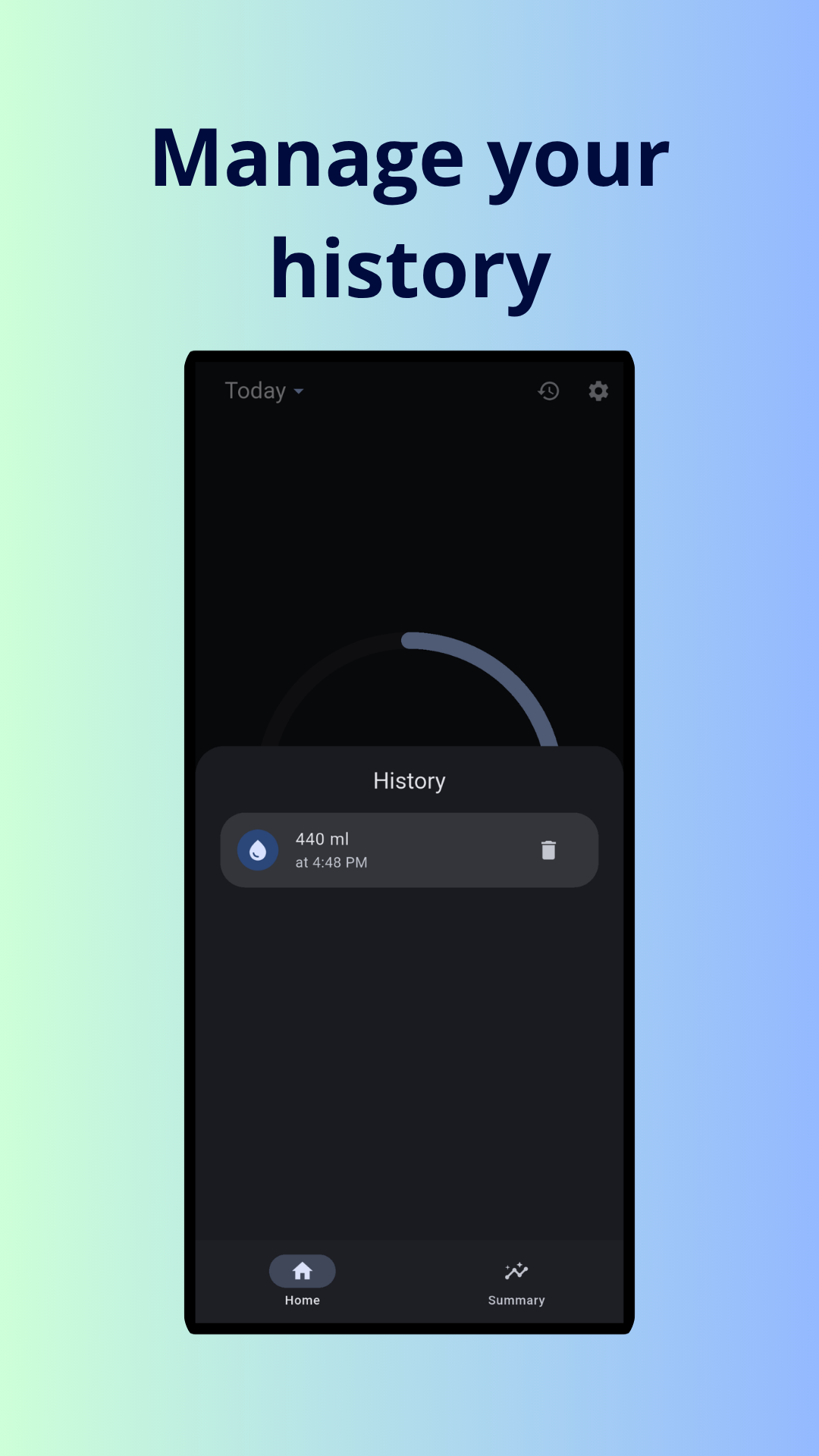 Screenshot of Hidroly: Water Reminder