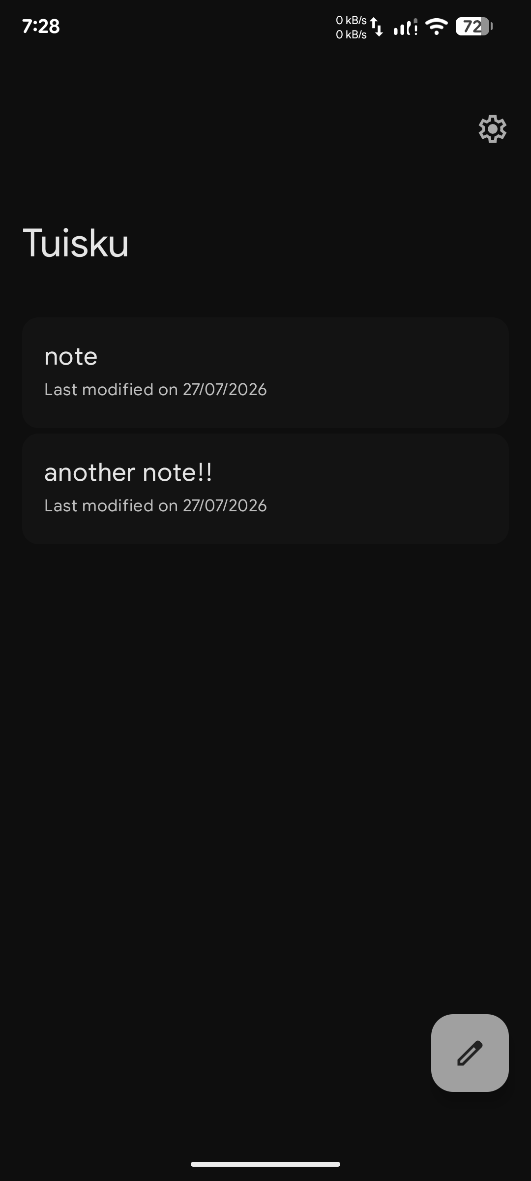Screenshot of Tuisku