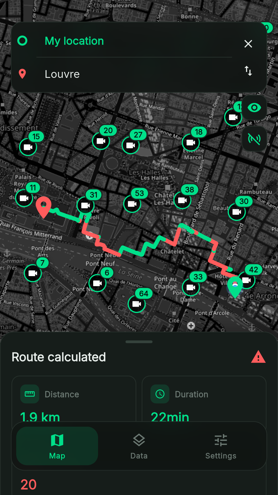 Screenshot of CamEscape