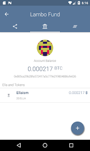 Screenshot of Ellaism Wallet