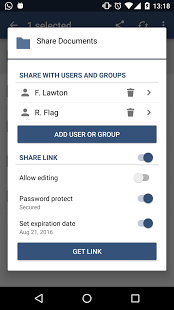 Screenshot of ownCloud