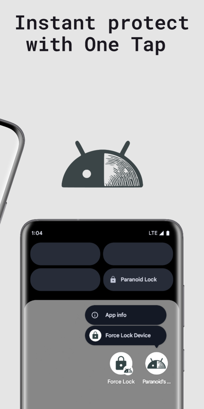 Screenshot of Paranoid's Pal - Privacy Lock