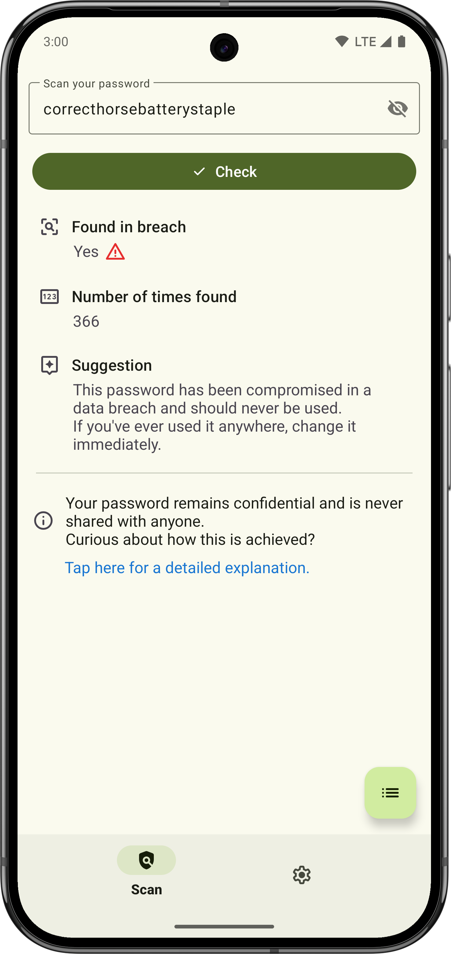 Screenshot of Password Monitor