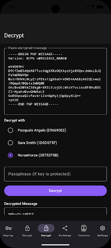 Screenshot of PGPony
