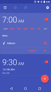 Screenshot of Clock+