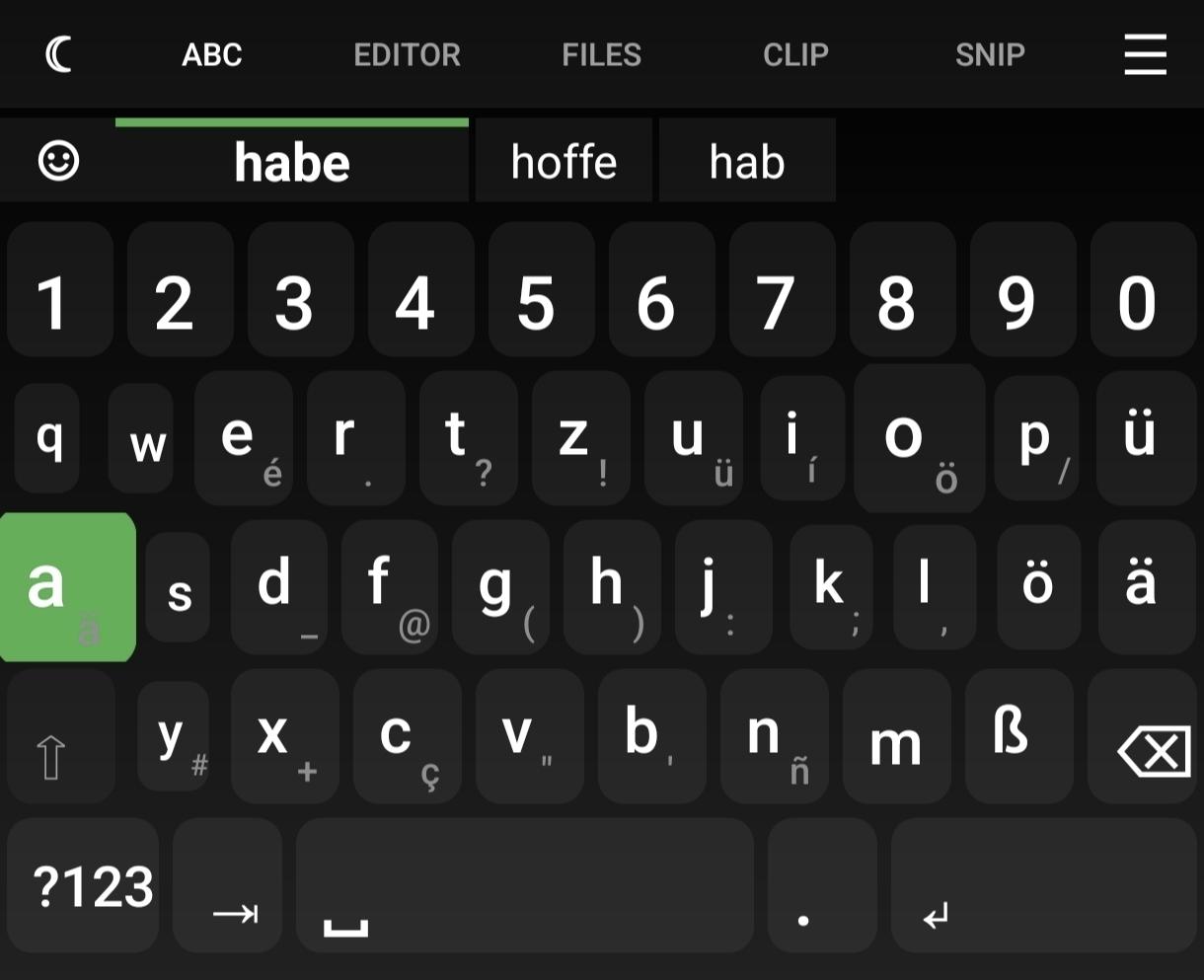 Screenshot of KeyTab