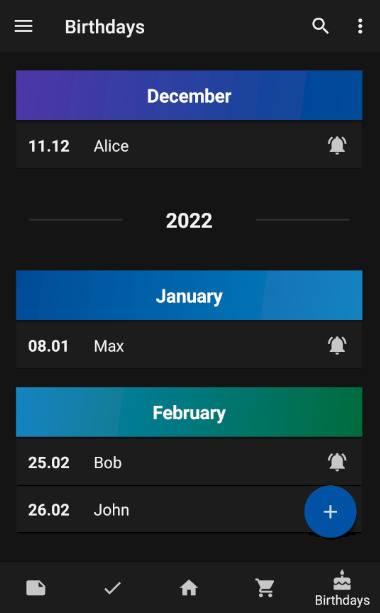 Screenshot of PocketPlan