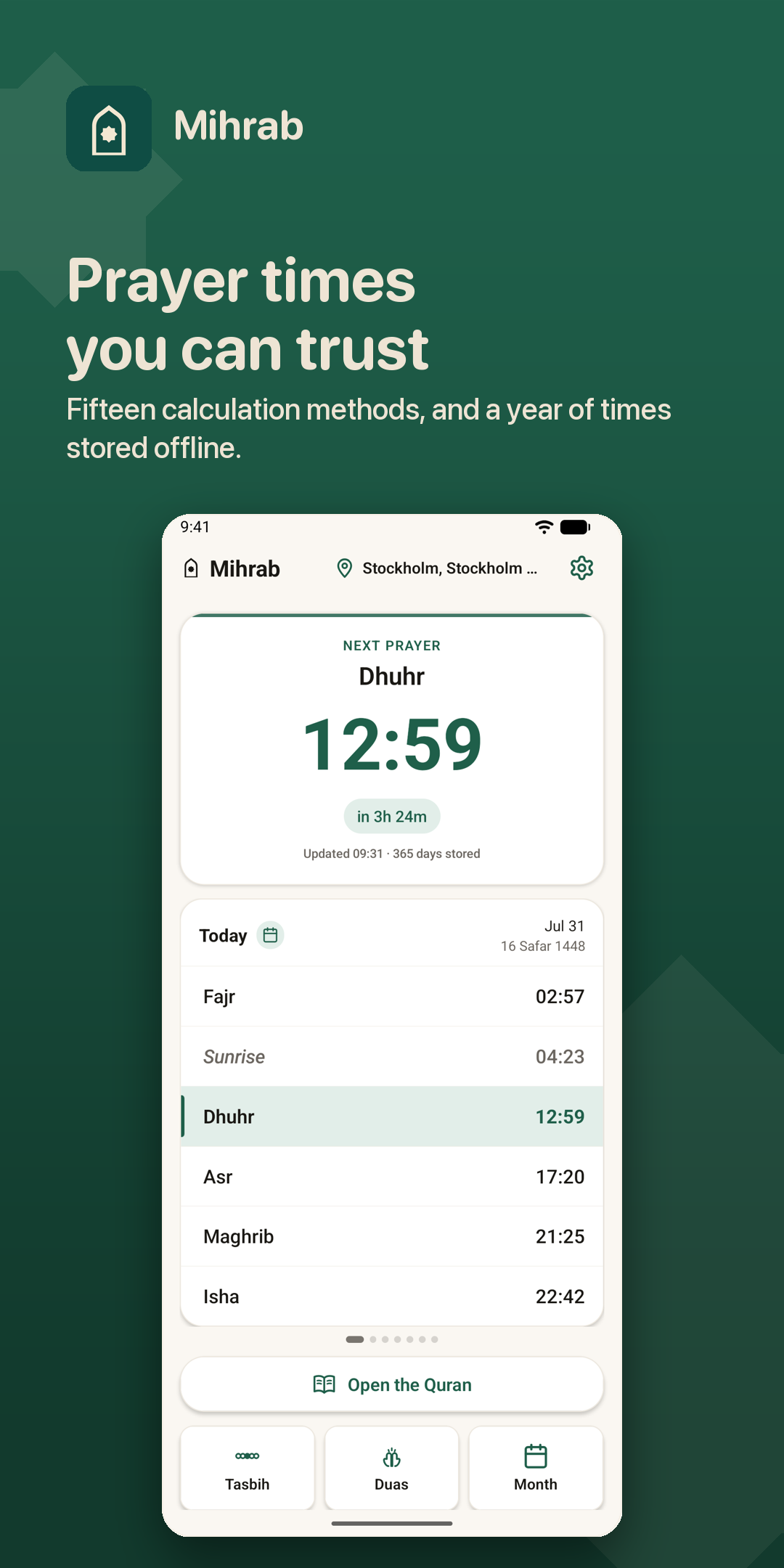 Screenshot of Mihrab