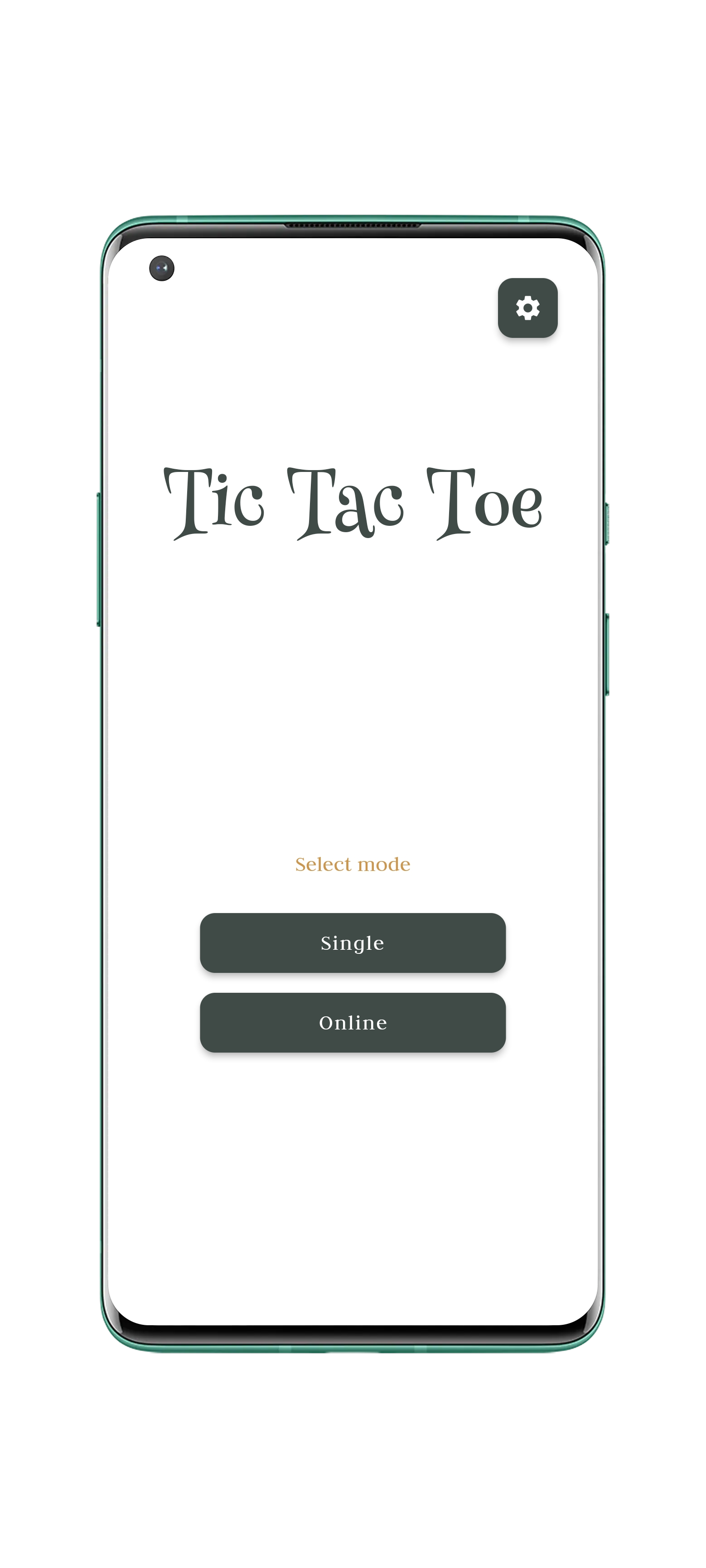 Screenshot of TicTacToe