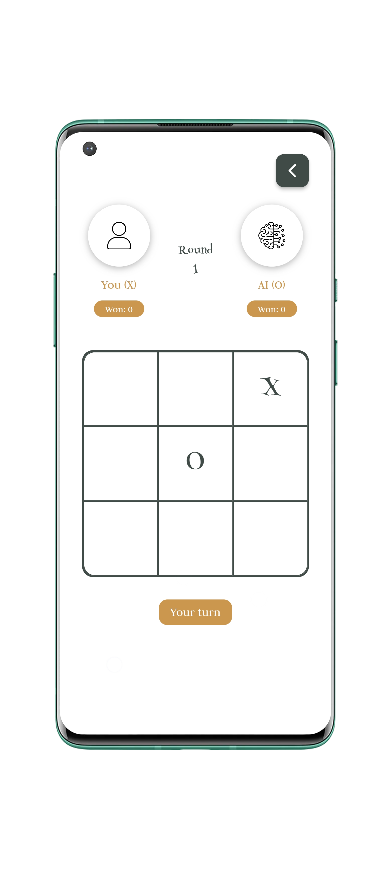 Screenshot of TicTacToe