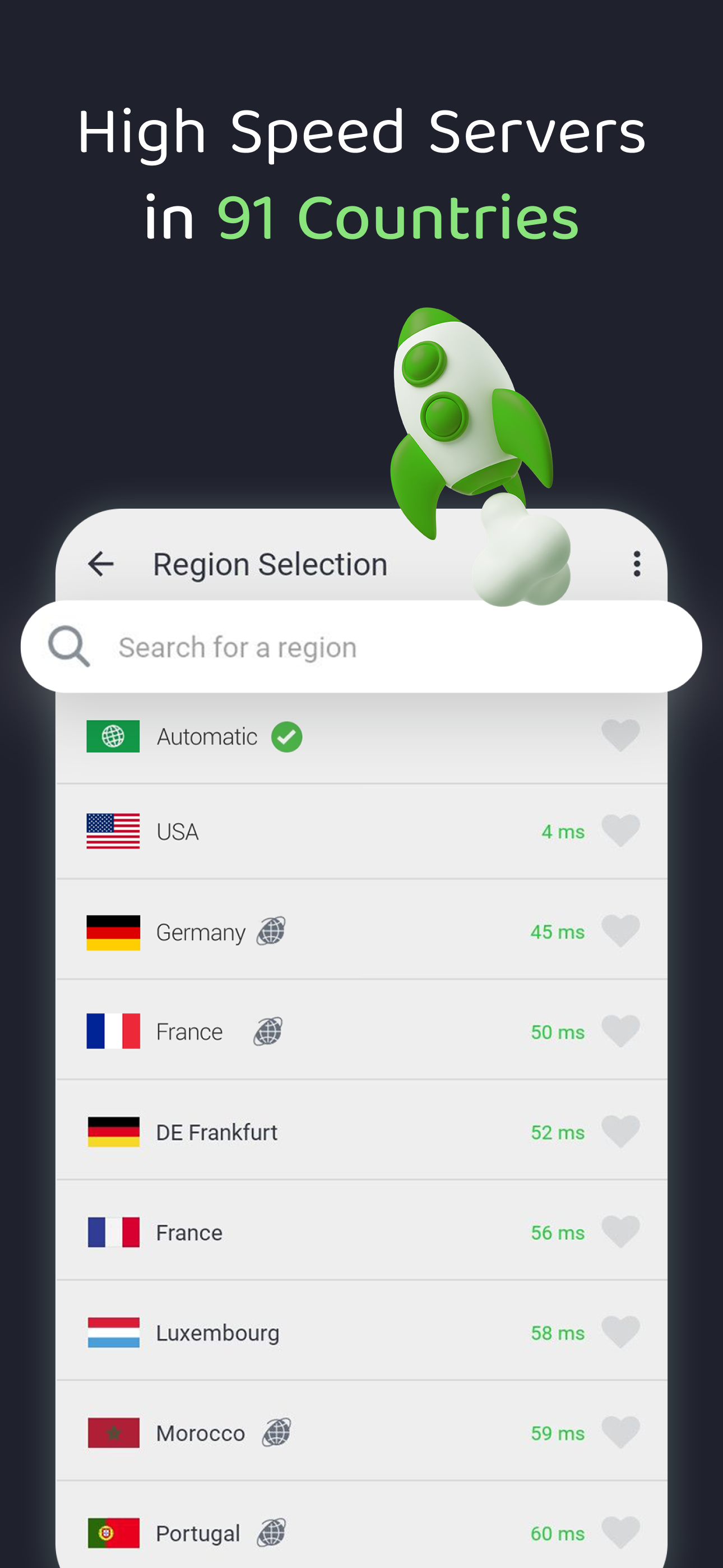 Screenshot of Private Internet Access VPN