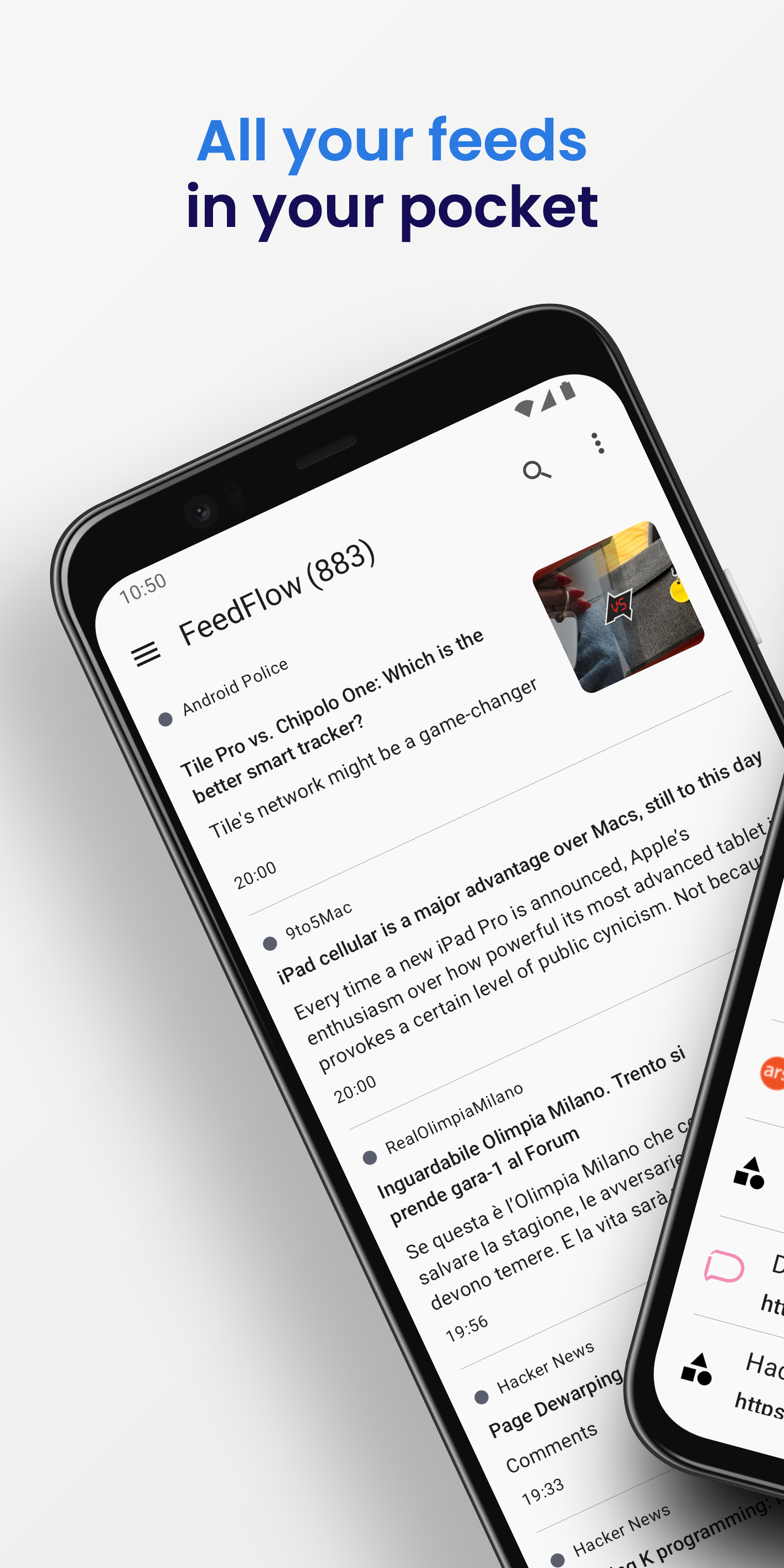 Screenshot of FeedFlow - RSS Reader
