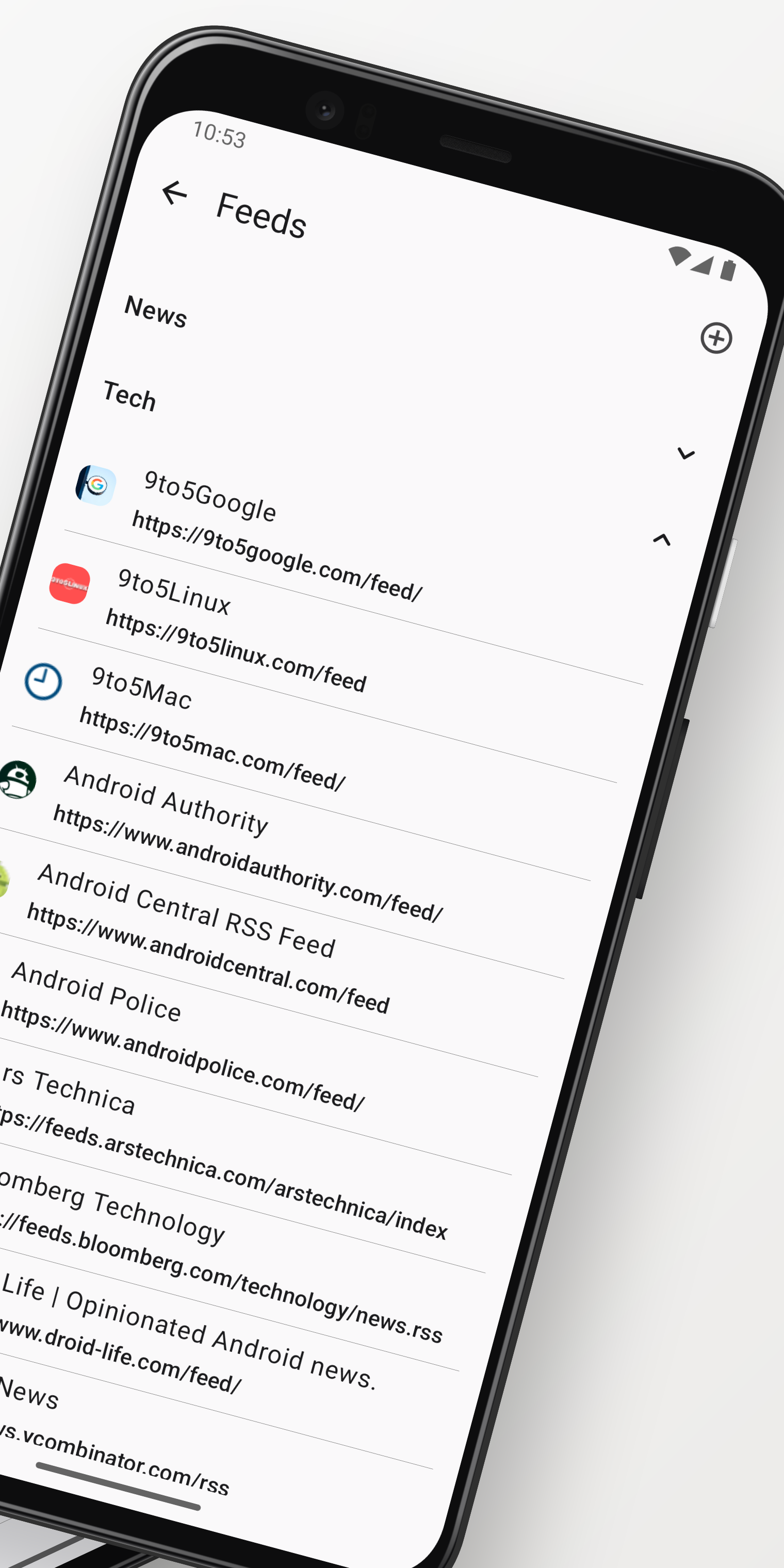 Screenshot of FeedFlow - RSS Reader