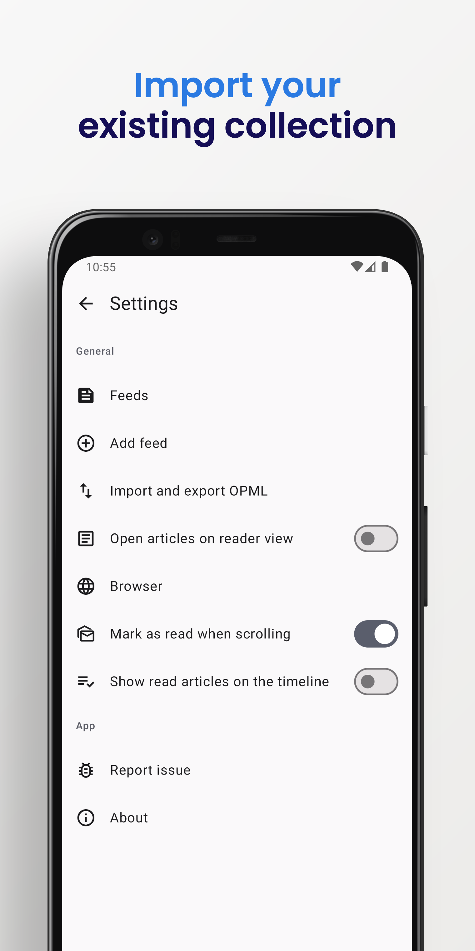 Screenshot of FeedFlow - RSS Reader