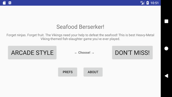 Screenshot of Seafood Berserker!