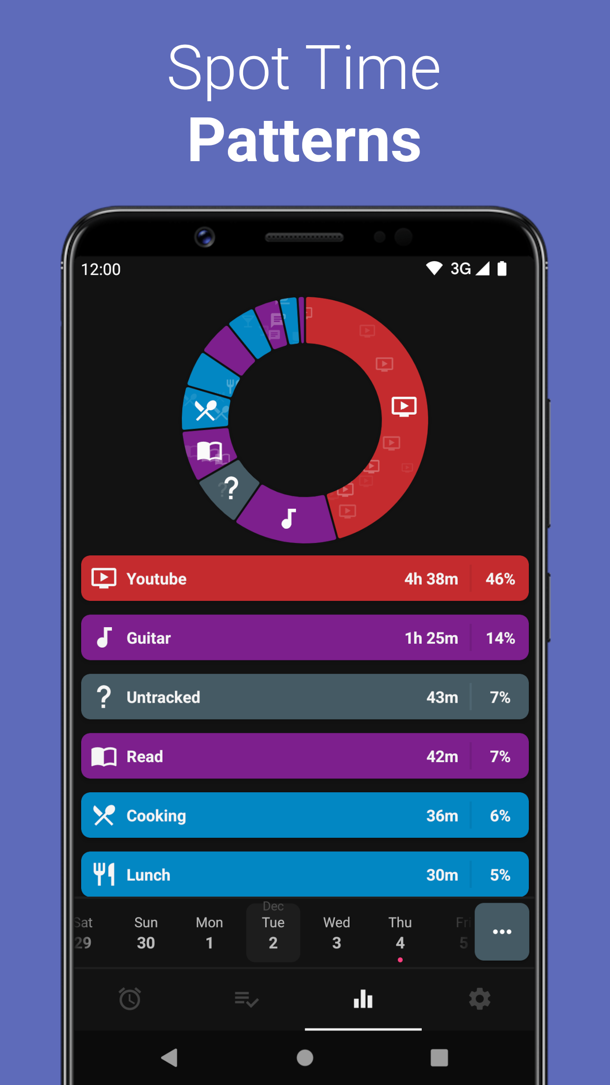 Screenshot of Simple Time Tracker