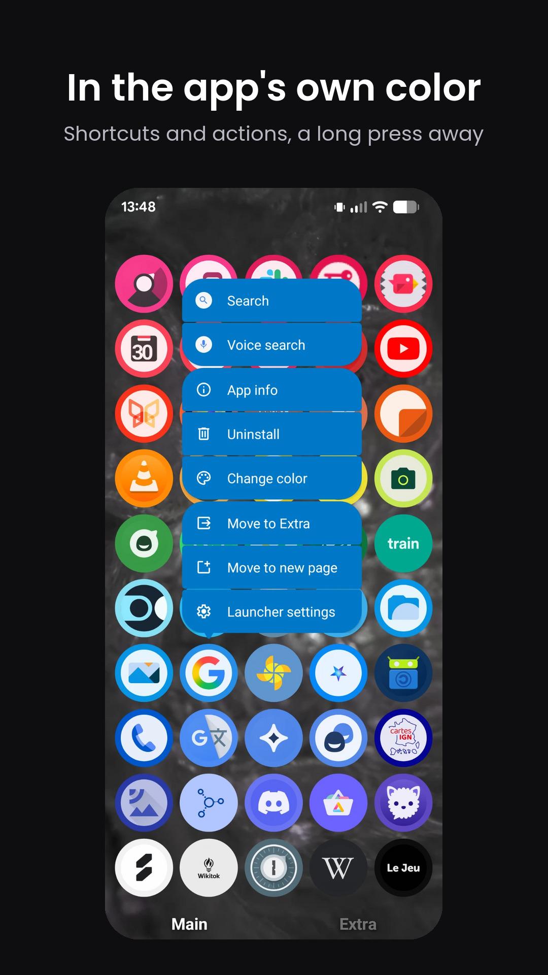 Screenshot of Chroma Launcher