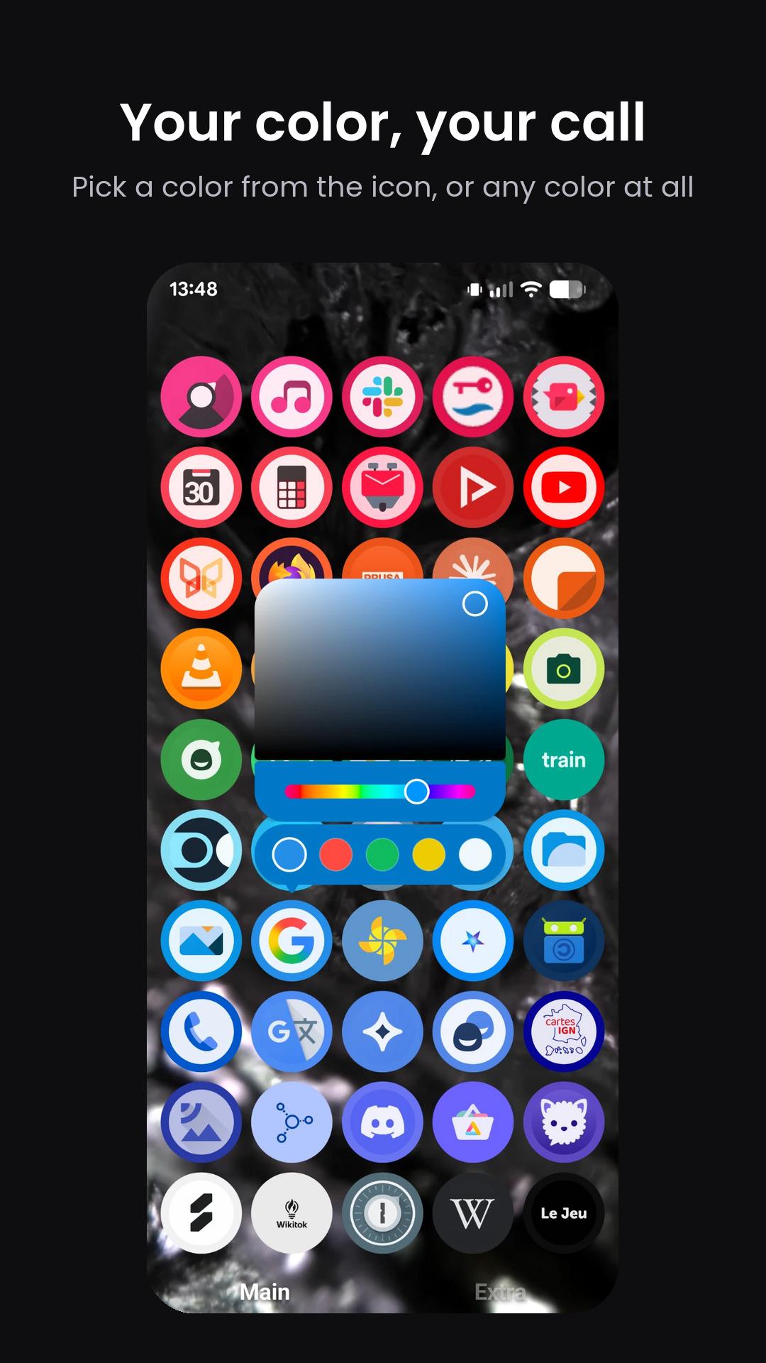 Screenshot of Chroma Launcher