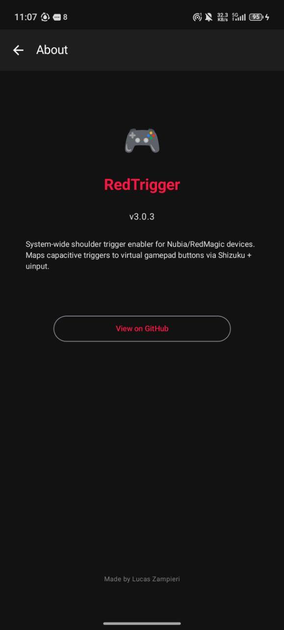 Screenshot of RedTrigger