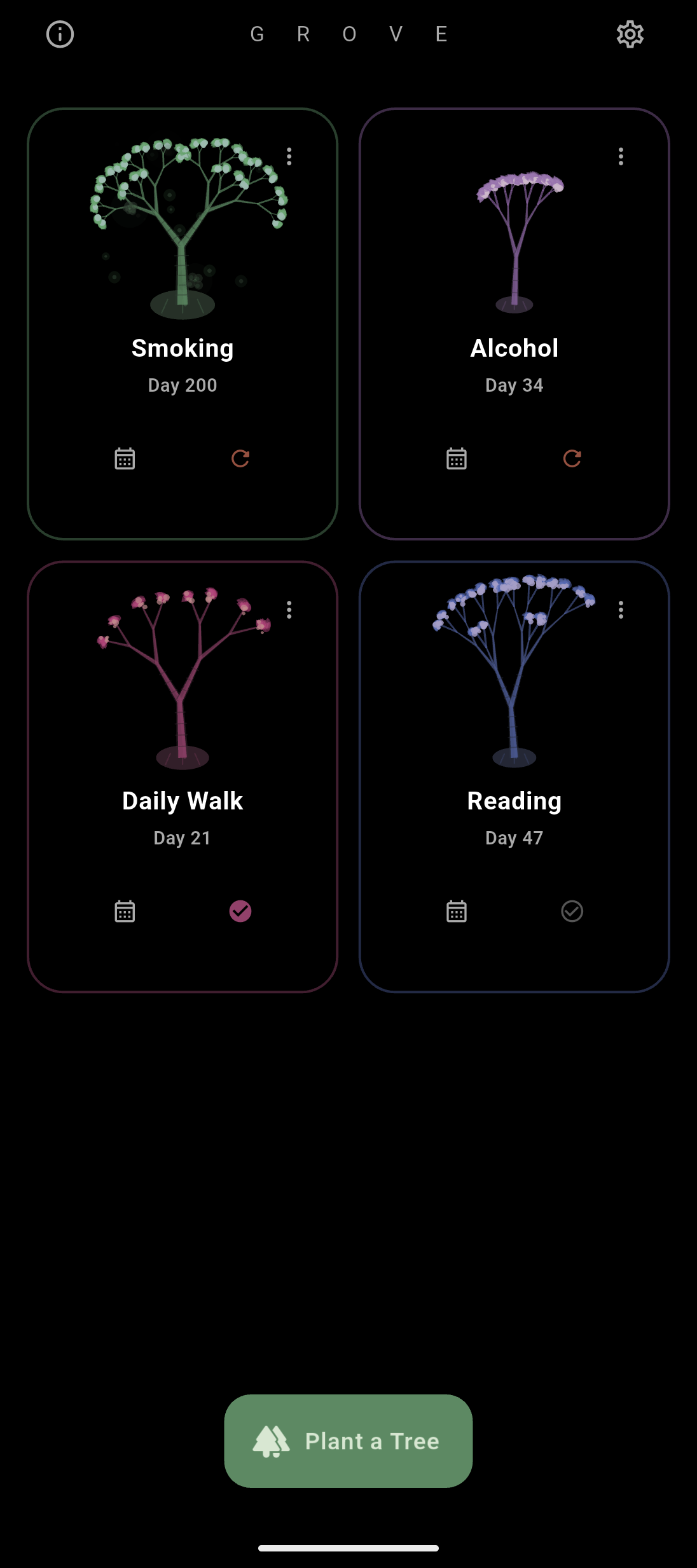 Screenshot of Grove