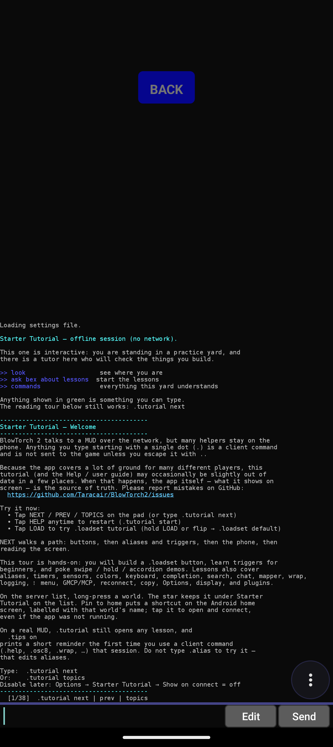 Screenshot of BlowTorch 2