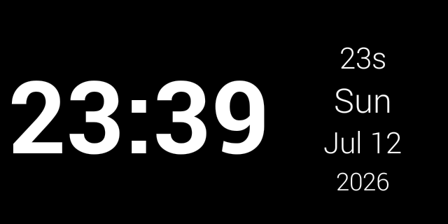 Screenshot of reteclock