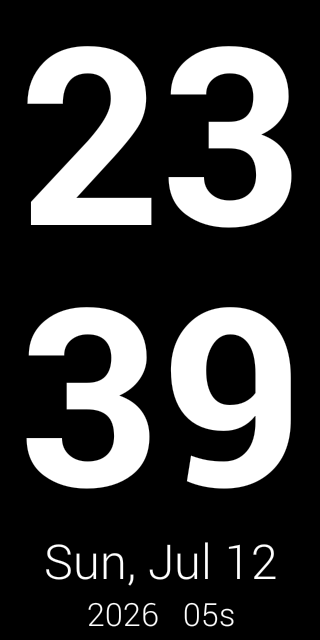 Screenshot of reteclock
