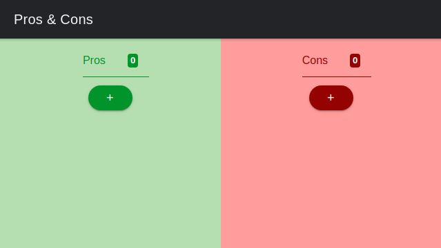 Screenshot of Open Pros & Cons