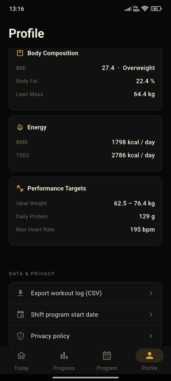 Screenshot of Martial Body