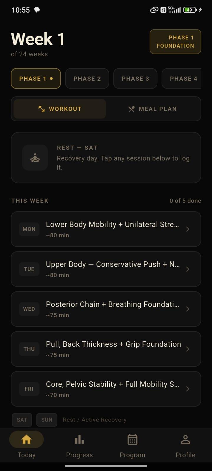 Screenshot of Martial Body