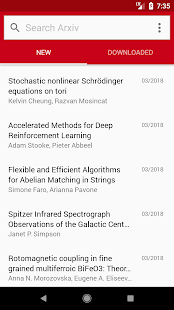 Screenshot of arXiv Papers