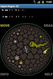 Screenshot of HyperRogue