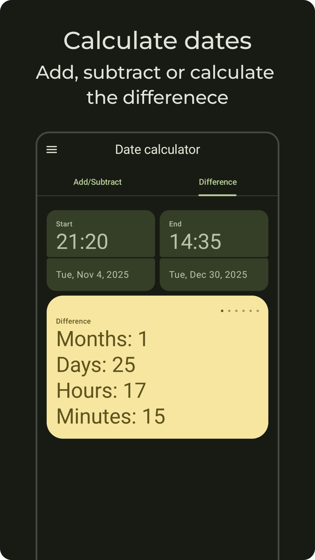 Screenshot of Unitto — calculator and unit converter