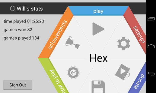Screenshot of Hex
