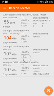 Screenshot of Beacon Locator